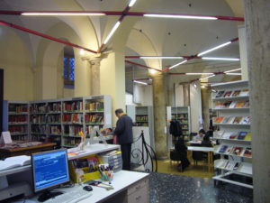 Interno della Biblioteca Rispoli