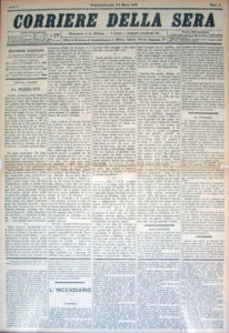 Corriere della Sera del 5 marzo 1876