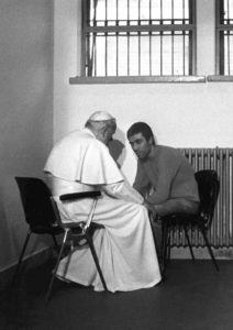 Giovanni Paolo II e Mehmet Ali Ağca a Rebibbia