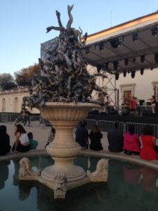 Fontana del parco di Villa Medici