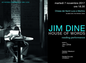 Jim Dine - Locandina dell'evento