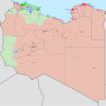 Libia, cartina della Libia