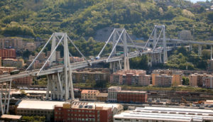disastro a Genova, il Ponte Morandi prima