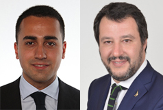 Quirinale, Luigi Di Maio e Matteo Salvini