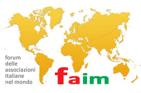 Giovani emigrati, logo del Faim
