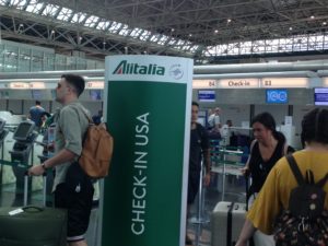 Gestione commissariale, Imbarco passeggeri Alitalia per gli Usa