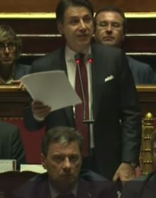 Economia sostenibile, Giuseppe Conte parla alla Camera