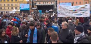 Sardine a Bologna, Le Sardine manifestano a Bologna il 19 gennaio