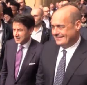 Pre crisi, Giuseppe Conte e Nicola Zingaretti