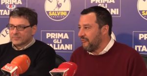 Giancarlo Giorgetti, Giancarlo Giorgetti e Matteo Salvini