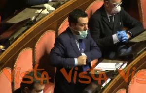 Open Arms, Matteo Salvini al Senato