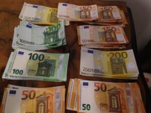 Cashback, Banconote di euro