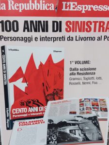 Scissione di Livorno, Cartellone pubblicitario sul libro "100 anni di sinistra"