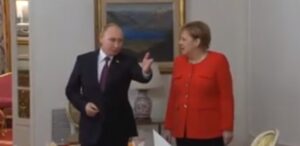 Sputnik, Vladimir Putin e Angela Merkel