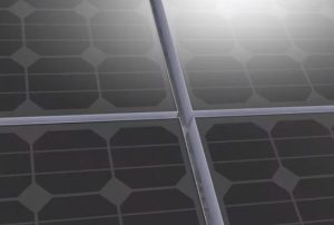 polveri sottili, Particolare di un pannello fotovoltaico