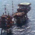 Gas, Piattaforma in mare per l'estrazione di gas