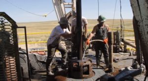 Gas, Perforazione di un pozzo di petrolio