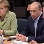Putin, Angela Merkel e Vladimir Putin