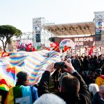Bombardamenti, Manifestazione per la pace a Roma