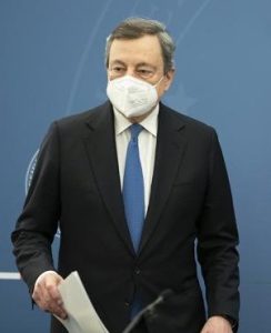 stop al carbone, Mario Draghi