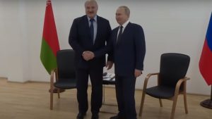 Pace, Aleksandr Lukashenko e Vladimir Putin