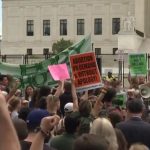 Revoca dell'aborto, Manifestazione delle donne americane contro la cancellazione del diritto nazionale