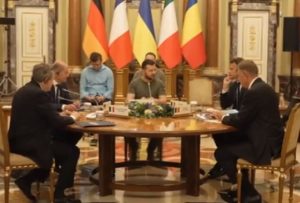 Nord Stream, Scholz, Macron e Draghi a Kiev da Zelensky