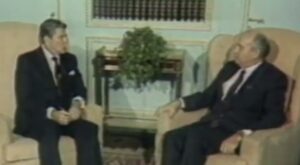 Gorbačëv, Gorbačëv con Ronald Reagan