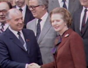 Gorbačëv, Gorbačëv con Margaret Thatcher