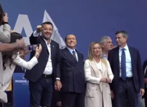 Meloni sbanca, Matteo Salvini , Silvio Berlusconi, Giorgia Meloni, Maurizio Lupi
