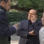 Rissa Berlusconi-Meloni, Matteo Salvini, Silvio Berlusconi e Giorgia Meloni
