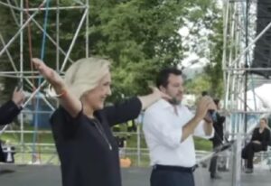 Raduno di Pontida, Marine Le Pen e Matteo Salvini a Pontida