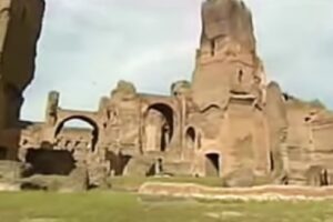 Terme di Caracalla, Le Terme di Caracalla all'inizio di via Appia Antica