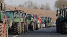 Marcia dei trattori, La marcia dei trattori francesi verso Parigi