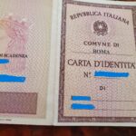 Estratto di nascita, Una carta d'identità del Comune di Roma