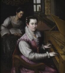 Lavinia Fontana, Lavinia Fontana - Autoritratto alla spinetta - Pinacoteca Nazionale Bologna