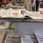Geopolitica, Quotidiani in vendita in una edicola