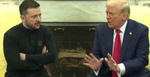 Inaffidabilità del presidente statunitense, Volodymyr Zelensky e Donald Trump