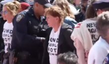 Susan Sarandon, Susan Sarandon arrestata dalla polizia americana per la manifestazione contro Benjamin Netanyahu all'Onu